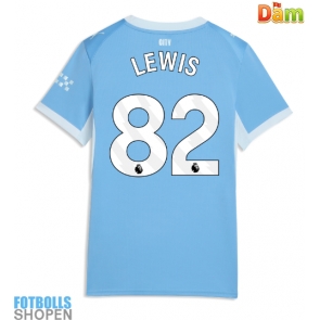 Billiga Manchester City Rico Lewis #82 Hemmatröja Dam 2026-27 Kortärmad